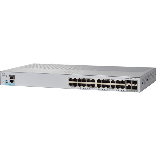 Cisco 24-Port Managed Switch - Catalyst 2960L SFP+ Enterprise Access | TecISoft WS-C2960L-24TQ-LL