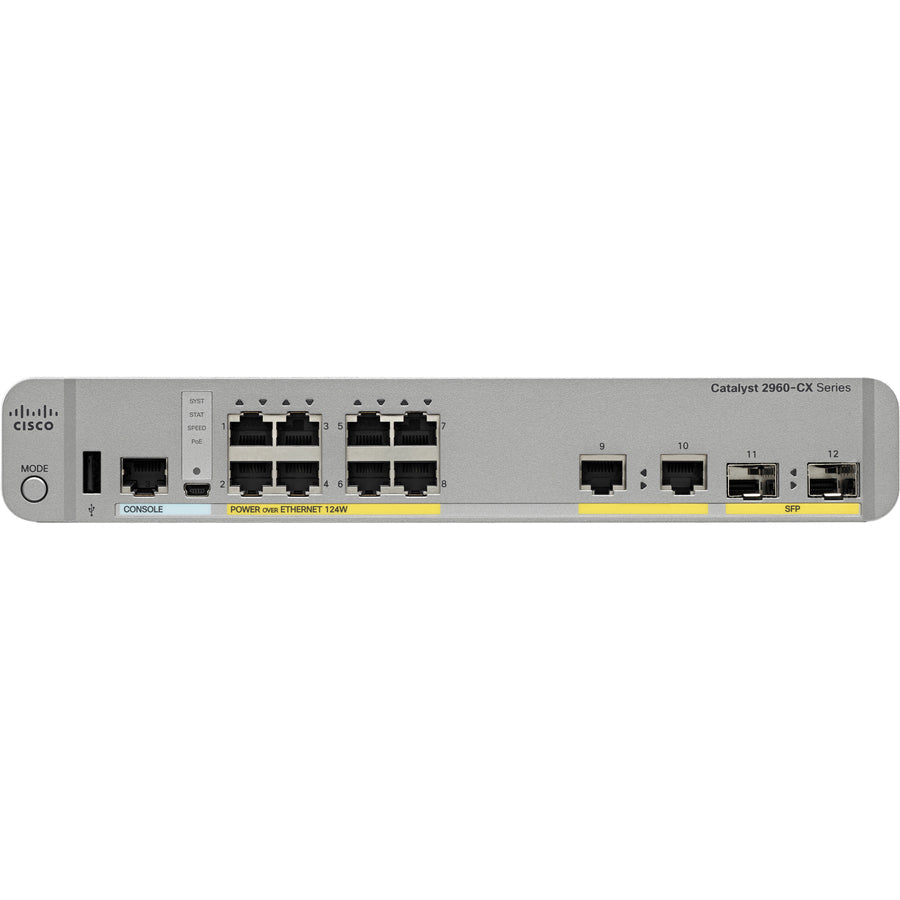 Cisco 2960CX-8PC-L Ethernet Switch WS-C2960CX-8PC-L