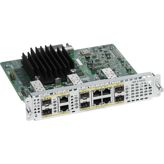 Cisco 6-Port Gigabit Ethernet, Dual-Mode Ge/Sfp, Sm-X Module