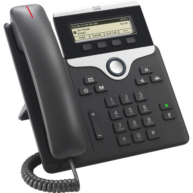 Cisco 7811 Ip Phone - Corded - Wall Mountable, Desktop - Charcoal