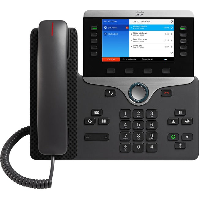 Cisco 8841 Ip Phone - Wall Mountable - Black