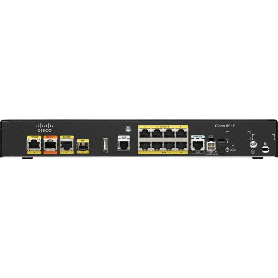 Cisco 891F Gigabit Ethernet Security Router - Integrated Services Router | CISCO C891F-K9-RF