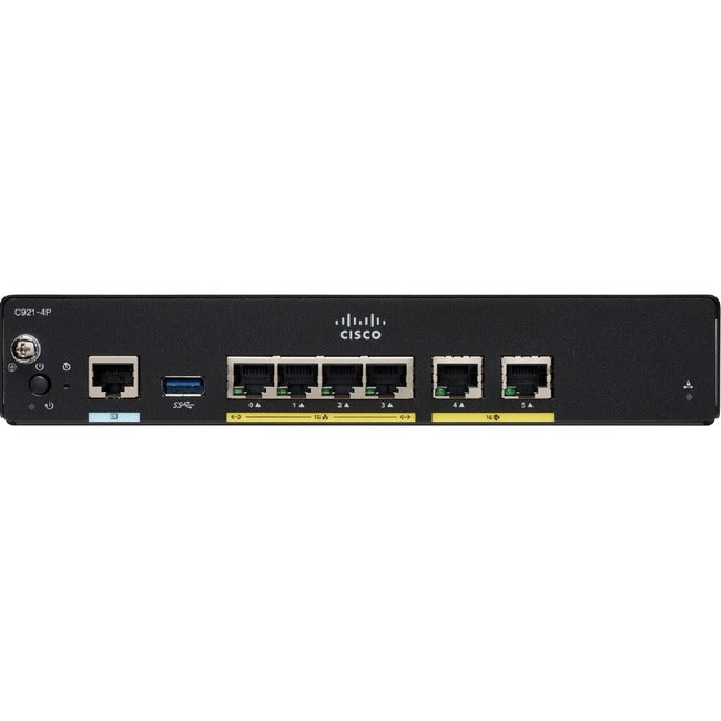 Cisco 931 Gigabit Ethernet Security Router - 4-Port Integrated Services Router | TecISoft C931-4P