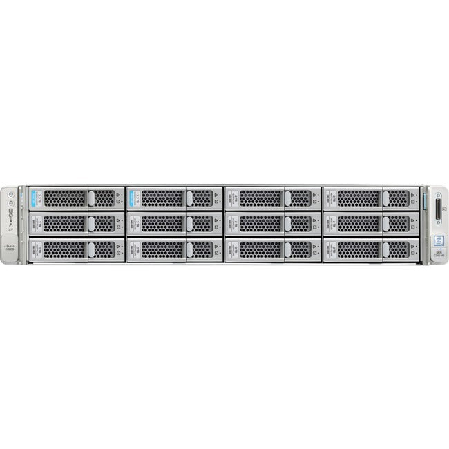 Cisco Barebone System - 2U Rack-mountable - 2 x Processor Support UCSC-C240-M5L-CH