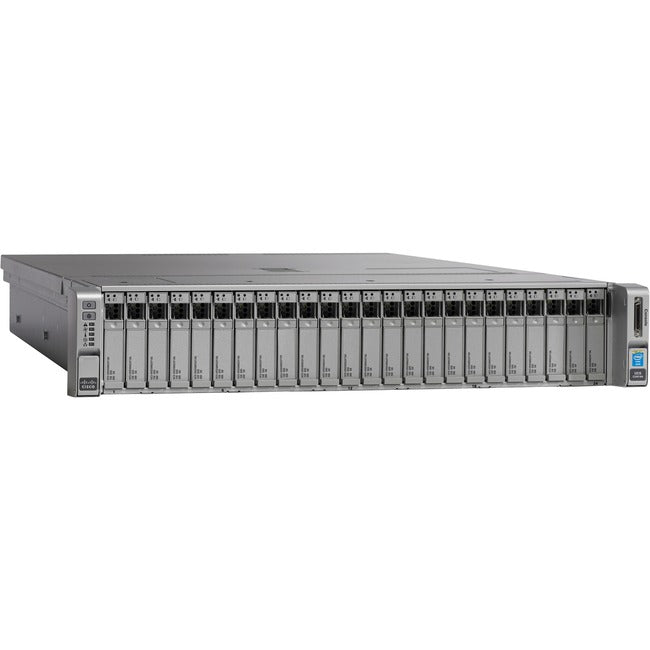 Cisco C240 M4 2U Rack Server - 2 X Intel Xeon E5-2620 V3 2.40 Ghz - 128 Gb Ram - 12Gb/S Sas Controller