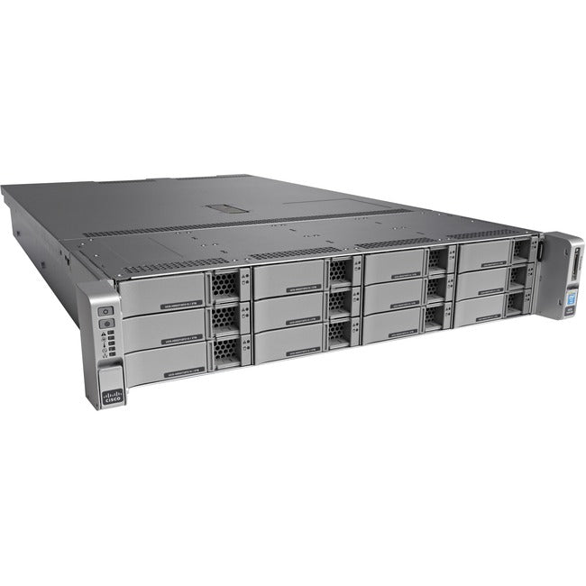 Cisco C240 M4 2U Rack Server - 2 x Intel Xeon E5-2637 v4 3.50 GHz - 256 GB RAM - 12Gb/s SAS, Serial ATA Controller UCS-SPC240M4L-B-F2