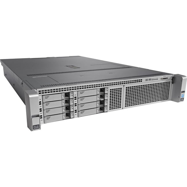 Cisco C240 M4 2U Rack Server - 2 x Intel Xeon E5-2680 v3 2.50 GHz - 32 GB RAM - 12Gb/s SAS, Serial ATA Controller - Refurbished UCS-SPRC240M4P2-RF
