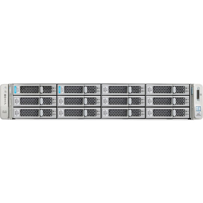 Cisco C240 M5 2U Rack-mountable Server - 2 x Intel Xeon 4114 2.20 GHz - 64 GB RAM - 12Gb/s SAS Controller KIN-UCSM5-2RU-K9