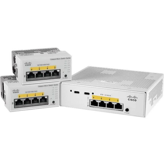 Cisco CMICR-4PS Catalyst Micro 6-Port PoE+ Gigabit Switch - Fanless | Cisco