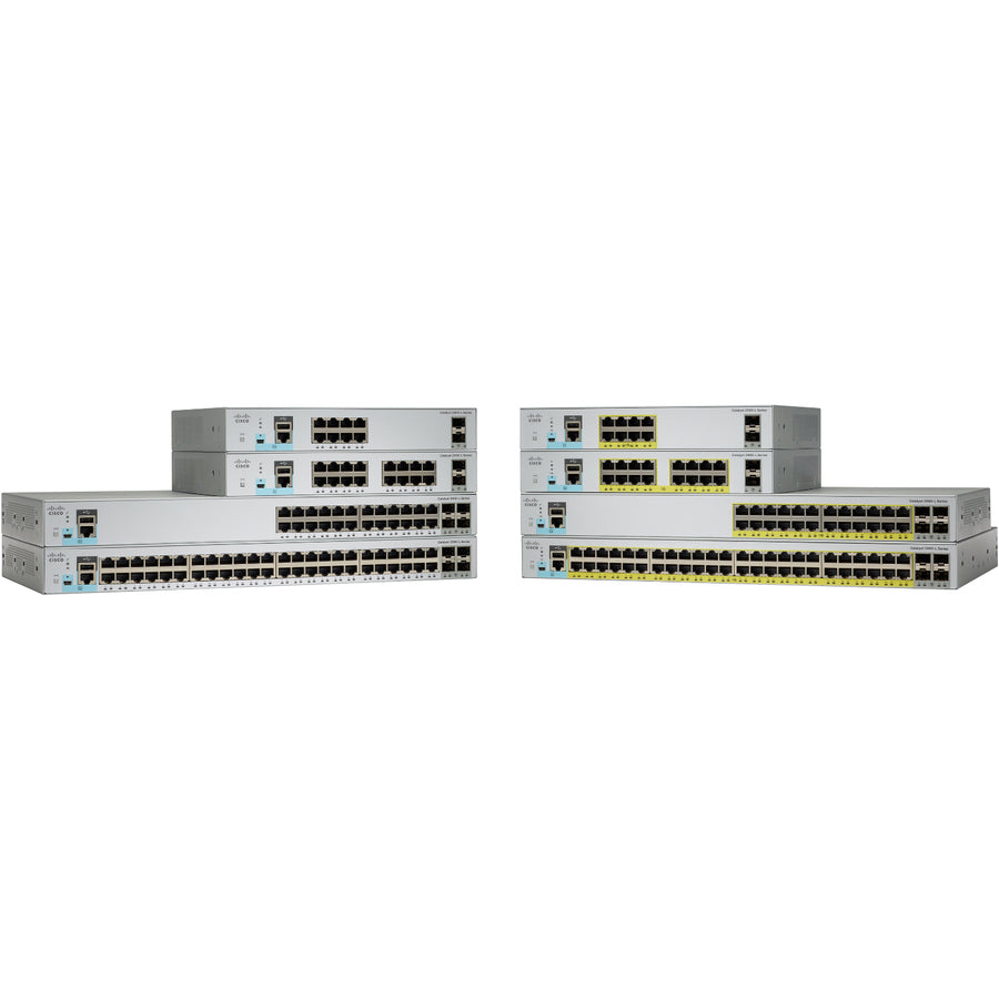 Cisco Catalyst 2960L-8PS-LL Managed Switch - 8-Port PoE+ Rack Mount | Cisco WS-C2960L8PS-LL-RF