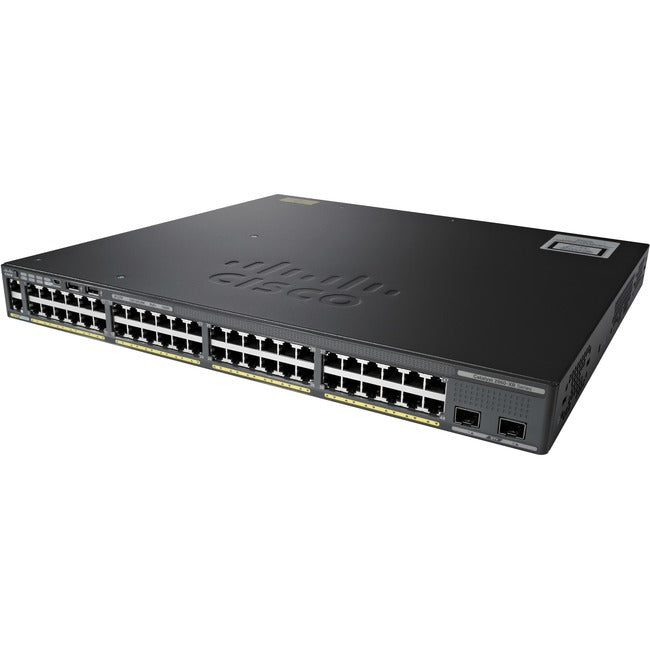 Cisco Catalyst 2960XR-48TS-I L3 Switch - 48 Port Gigabit PoE+ 4 SFP Managed Ethernet | TecisOft WS-C2960XR48TSI-RF