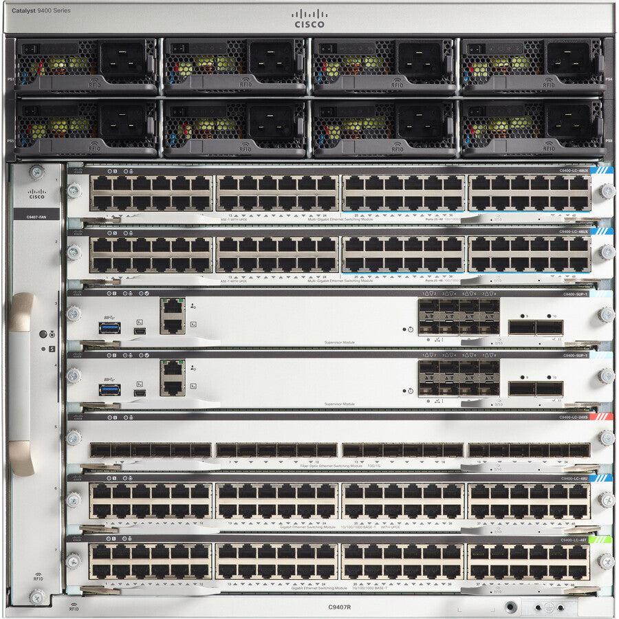 Cisco Catalyst 9400 Series 7 Slot Chassis - Enterprise Modular Network Switch | TecISoft C9407R=