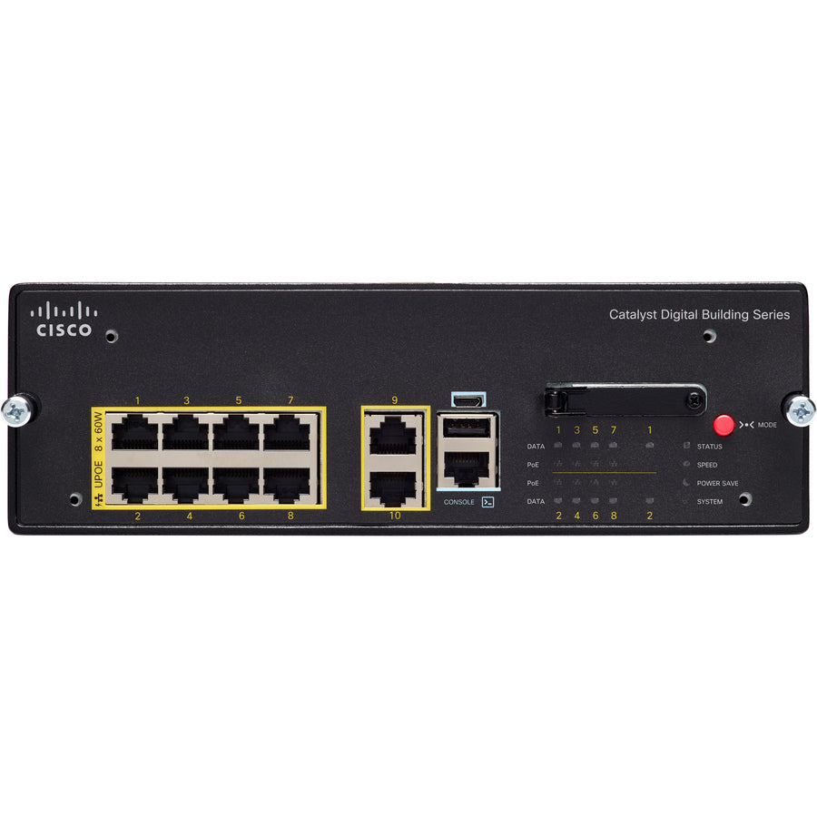Cisco Catalyst Digital Building Switch CDB-8U - 8-Port Fast Ethernet UPOE Switch | TecISoft