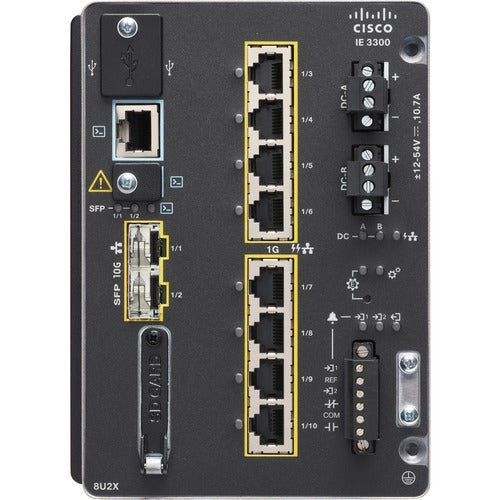 Cisco Catalyst IE3300 Rugged Managed Switch - Industrial PoE+ Network Solution | TecISoft IE-3300-8P2S-A