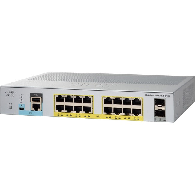 Cisco Catalyst Ws-C2960L-16Ps-Ll Ethernet Switch