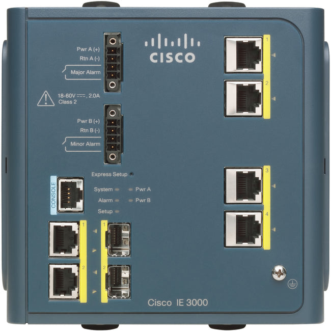 Cisco IE-3000-4TC Industrial Ethernet Switch - Managed Fast Ethernet IE-3000-4TC-RF