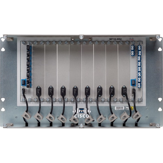 Cisco Mechanical Frame for Passive Units, 10 Slots with USB Hub, 6 RU NCS2K-MF10-6RU=