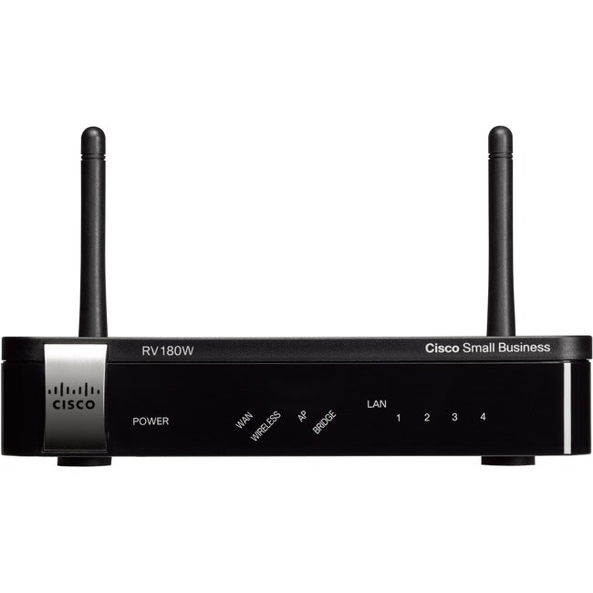 Cisco RV180W Wi-Fi 4 IEEE 802.11n Ethernet Wireless Security Router - Refurbished RV180W-A-K9-NA-RF