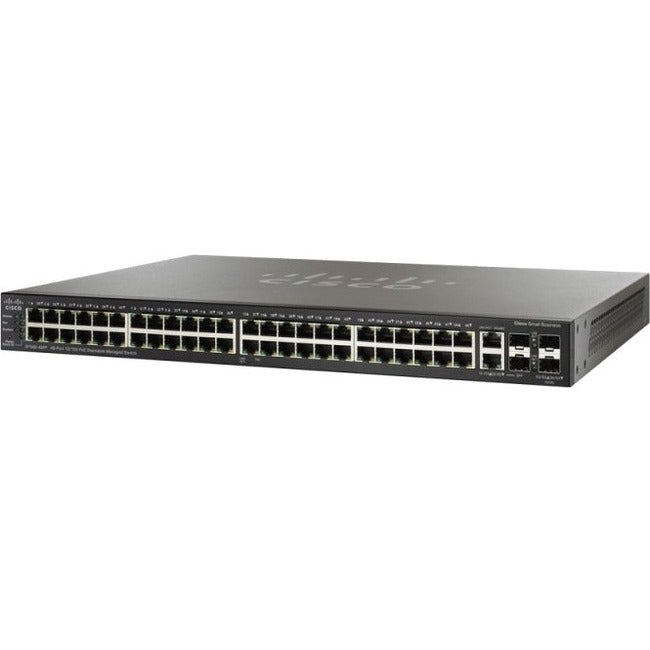 Cisco SF300-48PP 48-Port PoE+ Managed Switch - Layer 3 10/100 | CISCO SF300-48PP-K9NA-RF