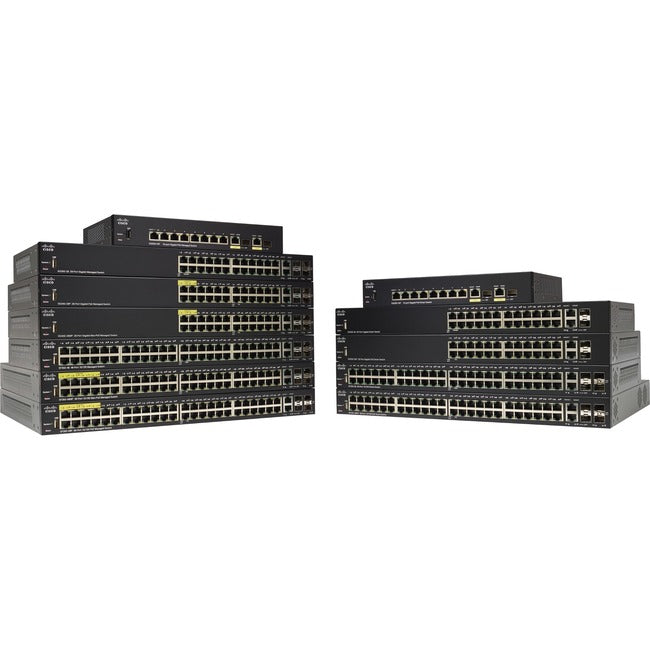Cisco SF350-24 24-Port 10 100 Managed Switch SF352-08-K9-NA