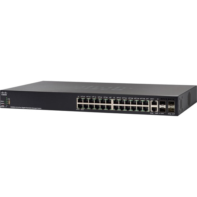 Cisco SG350X Managed Gigabit Switch - Stackable L3 Network Switch | TecISoft SG350X-24-K9-NA-RF