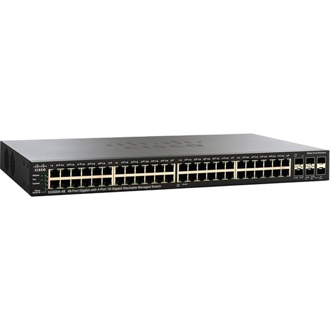 Cisco SG500X-48 48-Port GB with 4-Port 10-GB Stackable Managed Switch SG500X-48-K9-BR