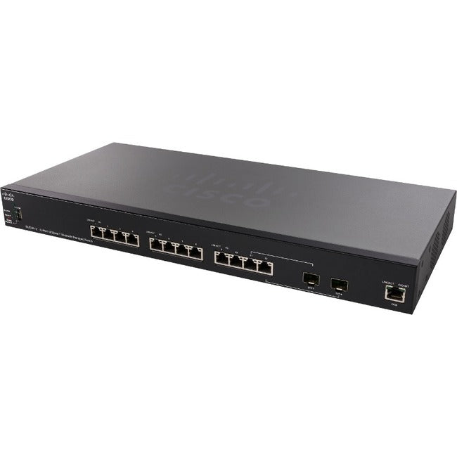 Cisco SX350X-12 12-Port 10GBase-T Stackable Managed Switch SX350X-12-K9-UK