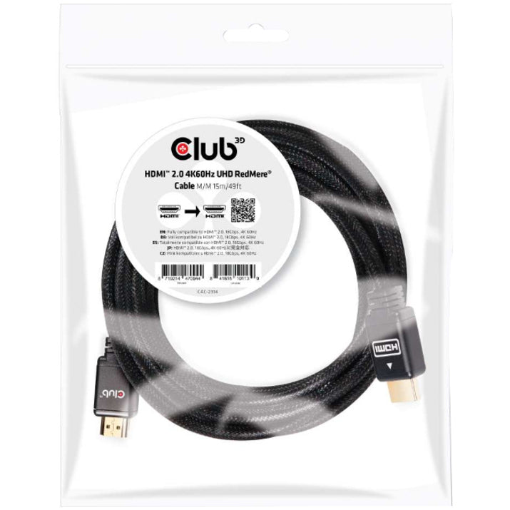 Club 3D CAC-2313 HDMI Audio/Video Cable With Ethernet