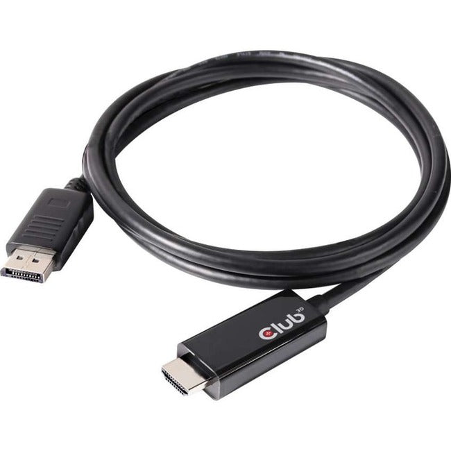 Club 3D Displayport 1.4 Cable To Hdmi 2.0B Active Adapter Male/Male 2M/6.56 Ft