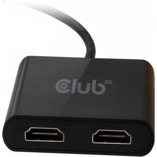 Club 3D USB A to DisplayPort 1.2 Dual Monitor 4K 60Hz CSV-1477