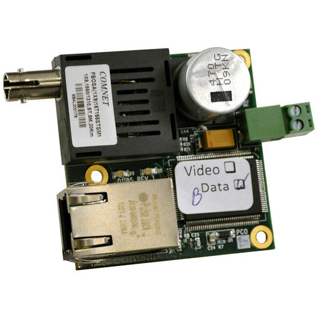 Comnet 10/100 Mbps Ethernet Electrical Optical Media Converter For Internal Mounting