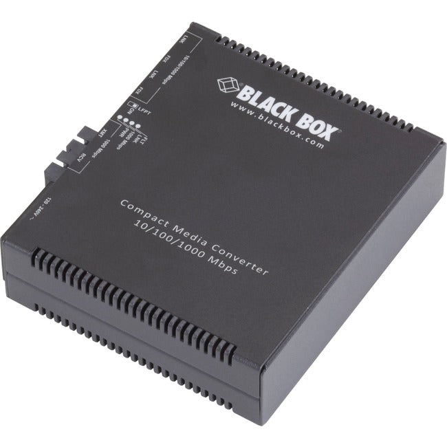 Compact Media Converter - Black Box Gigabit Ethernet to Multimode Fiber LGC5151A | TECISOFT