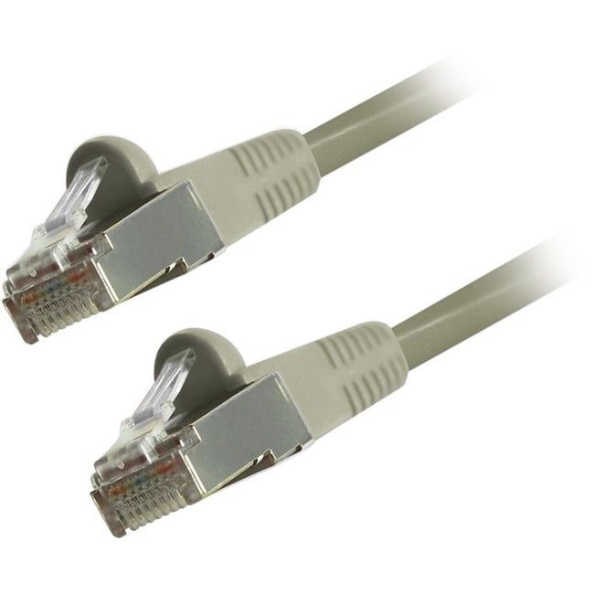 Comprehensive Cat6 Snagless Shielded Ethernet Cables, Grey, 100ft CAT6STP-100GRY