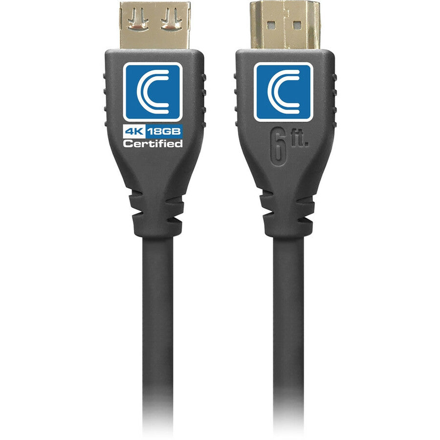 Comprehensive MicroFlex Pro AV/IT Integrator HDMI A/V Cable MHD18G-12PROBLKA