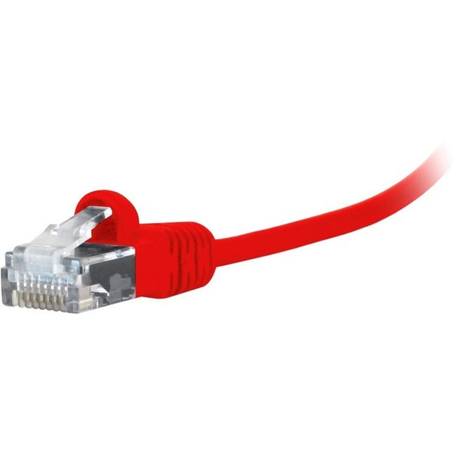 Comprehensive MicroFlex&trade; Pro AV/IT Integrator Series&trade; CAT6 Snagless Patch Cable Red 3ft MCAT6-3PRORED