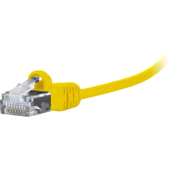 Comprehensive MicroFlex&trade; Pro AV/IT Integrator Series&trade; CAT6 Snagless Patch Cable Yellow 7ft MCAT6-7PROYLW