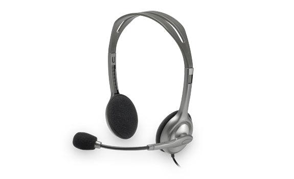 Computer Headset with Microphone - Logitech H111 Stereo Business Headset | Tecisoft 981-000612