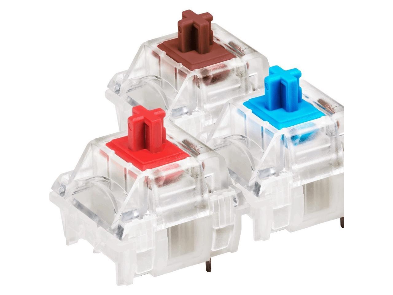 Cooler Master Ck-530-Gktl1-Us Usb Wired Gaming Keyboard W/ Blue Switch (Gunmetal Black)