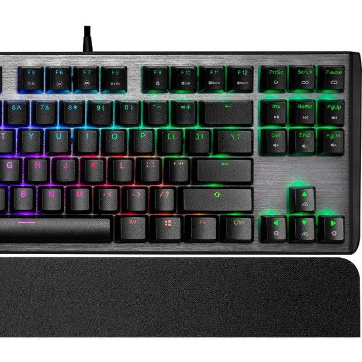 Cooler Master Ck-530-Gktl1-Us Usb Wired Gaming Keyboard W/ Blue Switch (Gunmetal Black)