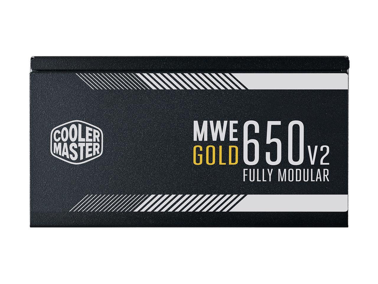 Cooler Master Mpe-6501-Afaag-Us 80 Plus Gold 650W V2 Full Modular Atx 12V Power Supply W/ Active Pfc