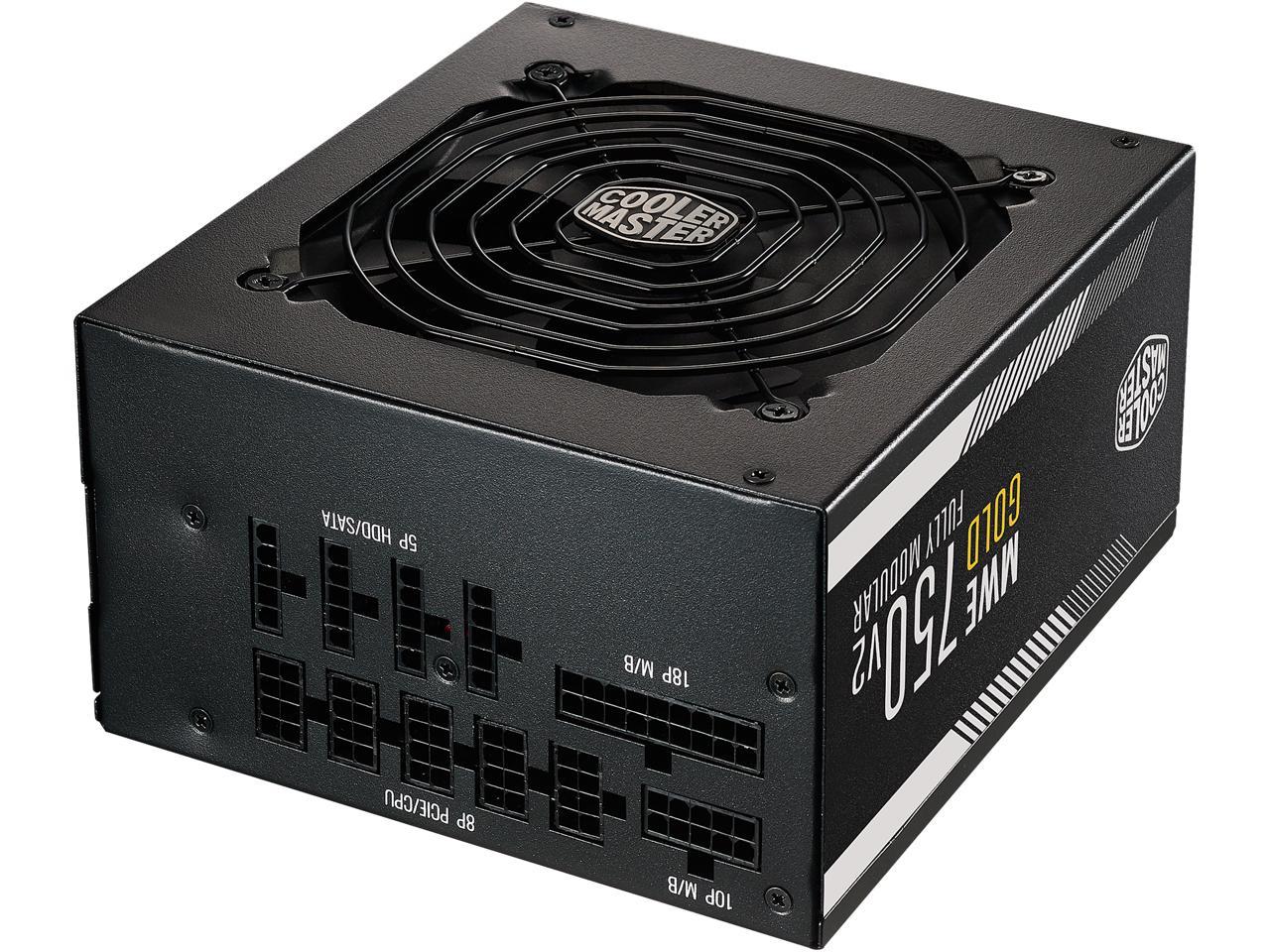 Cooler Master Mpe-7501-Afaag-Us 80 Plus Gold 750W V2 Full Modular Atx 12V Power Supply W/ Active Pfc