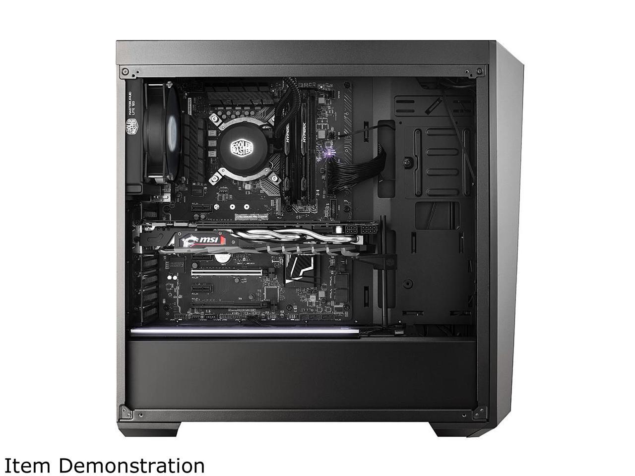 Cooler Master Masterbox Lite 5 Argb Mcw-L5S3-Kgnn-05 Black Steel, Plastic, Tempered Glass Atx Mid Tower Computer Case