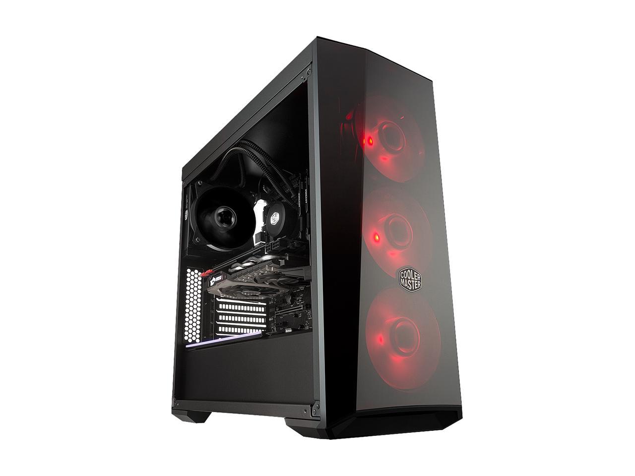Cooler Master Masterbox Lite 5 Argb Mcw-L5S3-Kgnn-05 Black Steel, Plastic, Tempered Glass Atx Mid Tower Computer Case