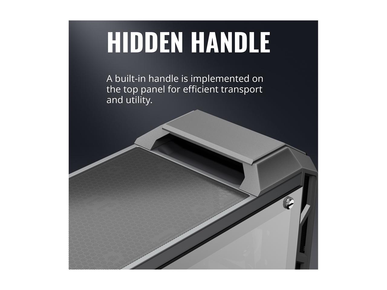 Cooler Master Mastercase H500 Argb Airflow Atx Mid-Tower With Mesh & Transparent Front Panel Option