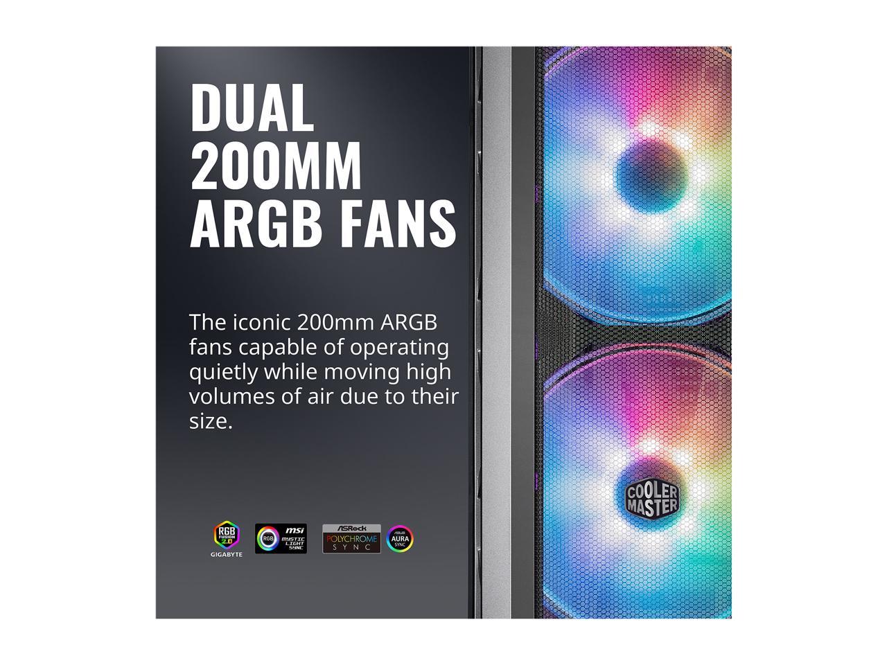 Cooler Master Mastercase H500P Mesh Argb Airflow Atx Mid-Tower