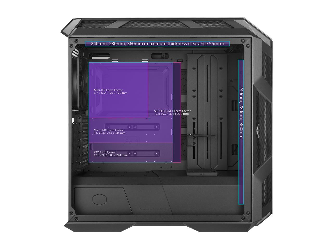 Cooler Master Mastercase H500P Mesh Argb Airflow Atx Mid-Tower