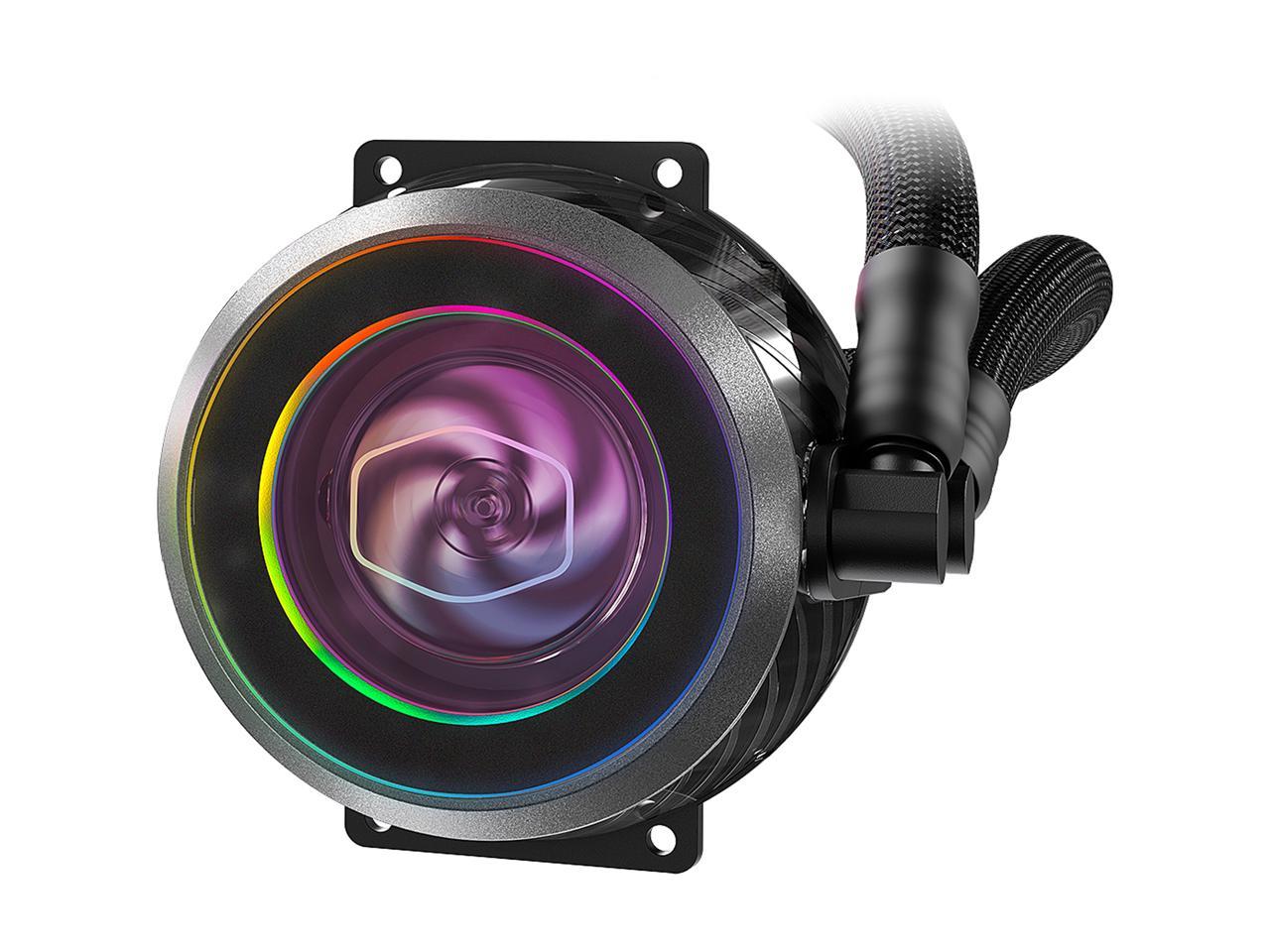 Cooler Master Masterliquid Ml240P Mirage Argb Close-Loop Aio Cpu Liquid Cooler, 240 Radiator,