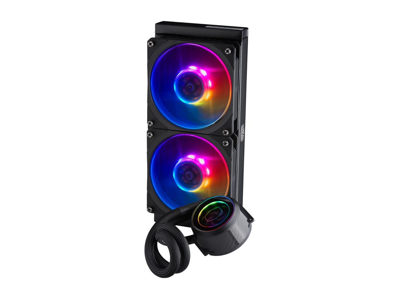 Cooler Master Masterliquid Ml240P Mirage Argb Close-Loop Aio Cpu Liquid Cooler, 240 Radiator,