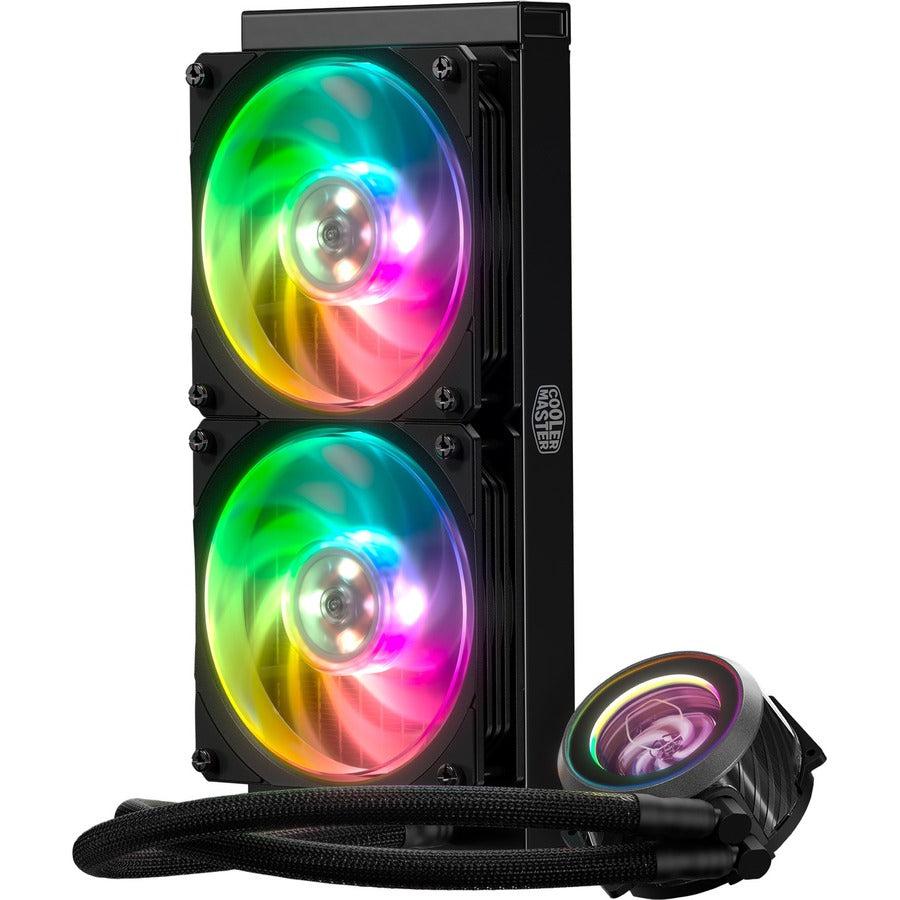 Cooler Master Masterliquid Ml240P Mirage Argb Close-Loop Aio Cpu Liquid Cooler, 240 Radiator,