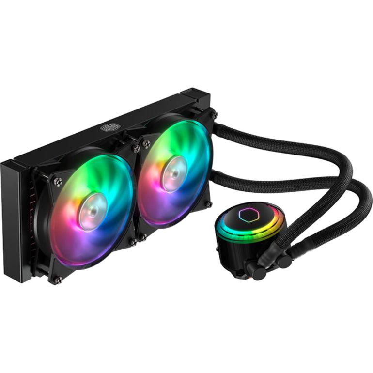 Cooler Master Masterliquid Ml240R Argb Close-Loop Aio Cpu Liquid Cooler, 240 Radiator, Dual